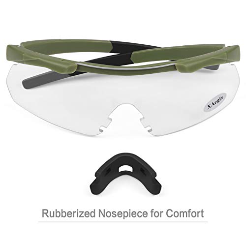 XAegis Tactical Shooting Glasses with 3 Interchangeable Lens High ...