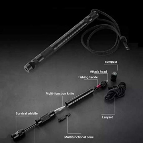 XAVIER Tactical Fishing Multitool Pen with Survival Paracord Brace...
