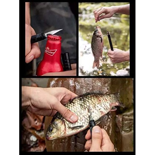 XAVIER Tactical Fishing Multitool Pen with Survival Paracord Brace...