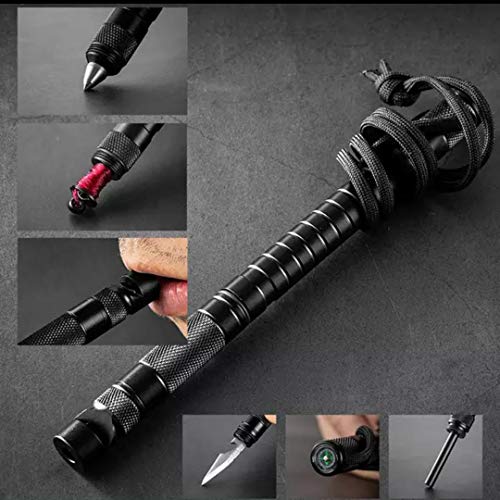 XAVIER Tactical Fishing Multitool Pen with Survival Paracord Brace...