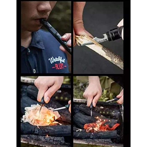 XAVIER Tactical Fishing Multitool Pen with Survival Paracord Brace...