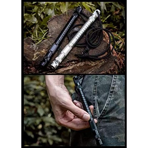XAVIER Tactical Fishing Multitool Pen with Survival Paracord Brace...