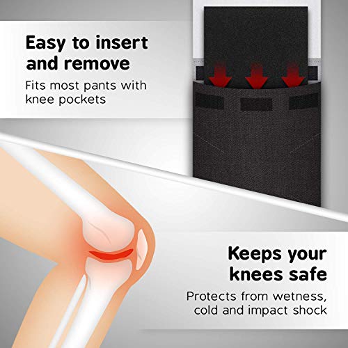 No Strap Knee Pads Cushion for Work Pants, Neoprene, Water and Wea...