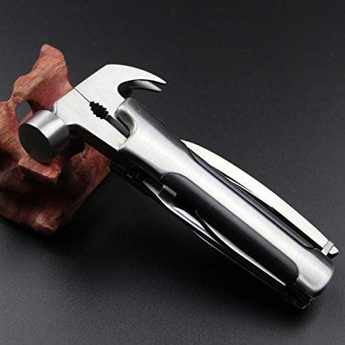 14-in-1 Hammer Multi-tool, Stainless Steel Multi tool Mini Hammer ...