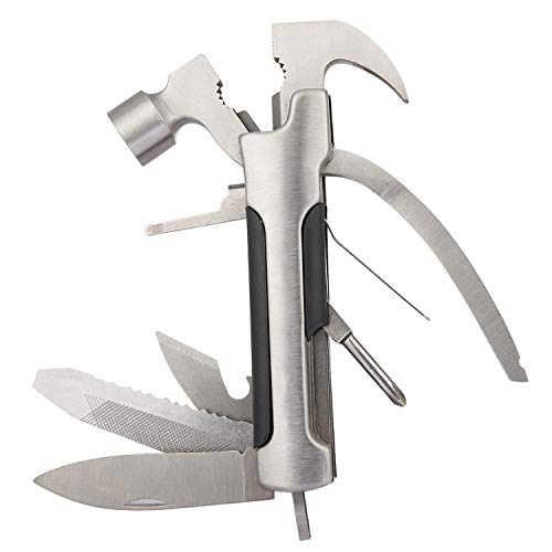 14-in-1 Hammer Multi-tool, Stainless Steel Multi tool Mini Hammer ...