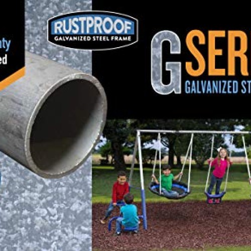 XDP Recreation Free N Swing Swing Set, Gray