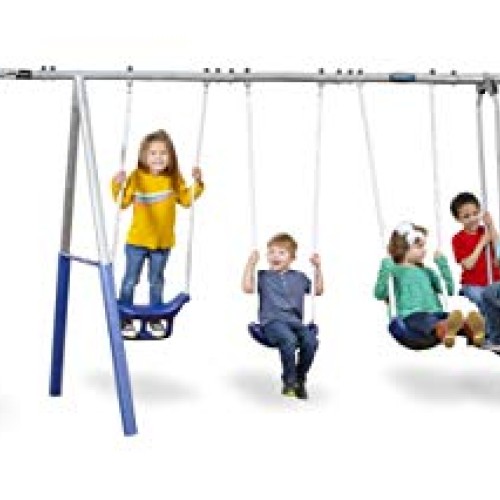 XDP Recreation Fun Forever Swing Set, Gray