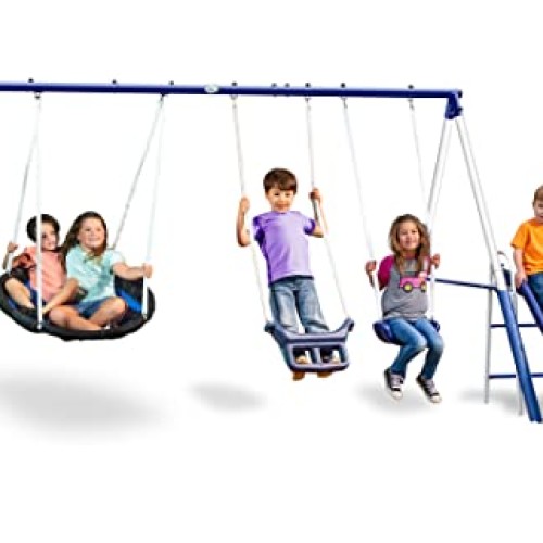 XDP Recreation Swingin More Fun - Outdoor Backyard Playground Kid...