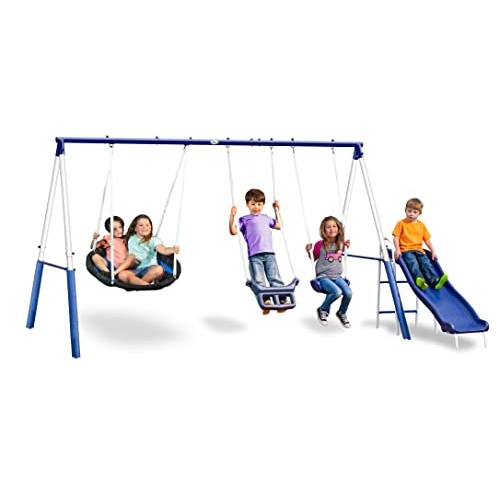 XDP Recreation Swingin More Fun - Outdoor Backyard Playground Kid...