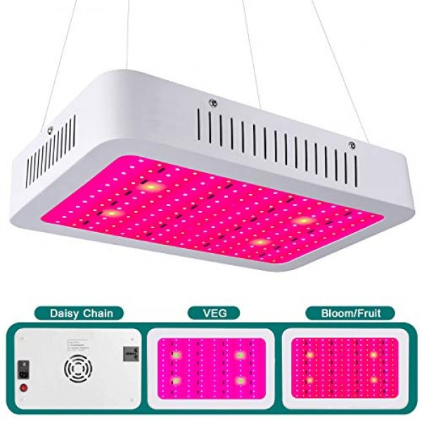 XECCON 1000W LED Grow Light Full Spectrum Plant Light for Indoor P...