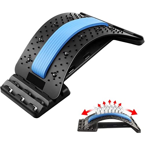 Xergur Back Stretcher Back Cracking Device, Back Cracker Board 4 L...