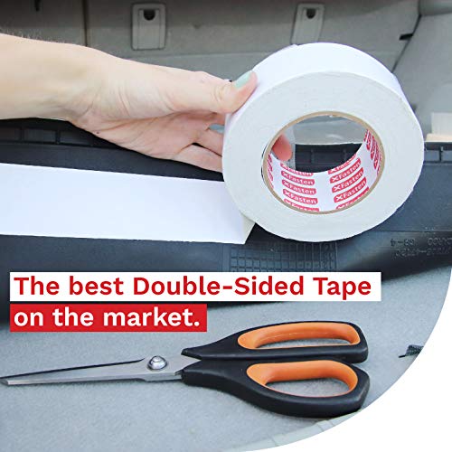 XFasten Double Sided Tape, White, Removable and Residue-Free, 2-In...