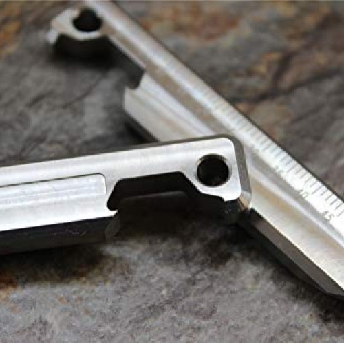 EDC Multi Tool Outdoor Camping Key Chain Tool EDC Gear Mini Ruler ...