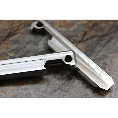 EDC Multi Tool Outdoor Camping Key Chain Tool EDC Gear Mini Ruler ...