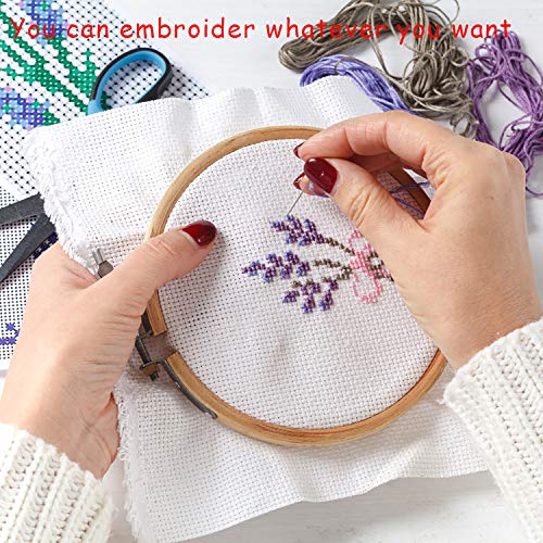 12.2 x 14.2 Inches Cross Stitch Fabric DIY Cross Stitch Cloth Fabr...