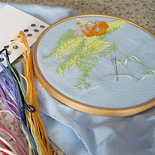 12.2 x 14.2 Inches Cross Stitch Fabric DIY Cross Stitch Cloth Fabr...