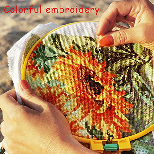 12.2 x 14.2 Inches Cross Stitch Fabric DIY Cross Stitch Cloth Fabr...