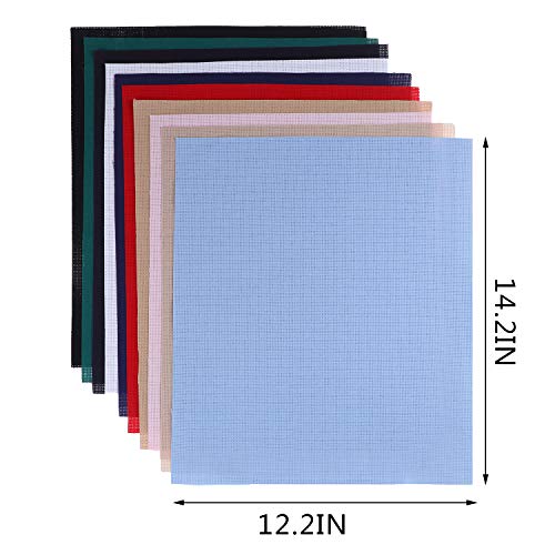 12.2 x 14.2 Inches Cross Stitch Fabric DIY Cross Stitch Cloth Fabr...