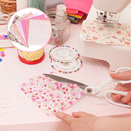 7 Patterns Cotton Fabric Muliti-Colors Fabric Bundles Sewing Squar...