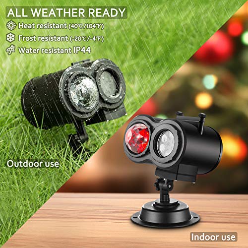 Xhaus Halloween Christmas Projector Lights, 2-in-1 Ocean Wave LED ...