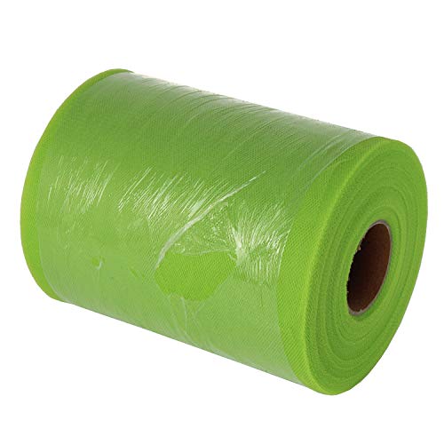 XiangGuanQianYing Green Tulle Roll Spool 6 Inch x 100 Yards for Tu...