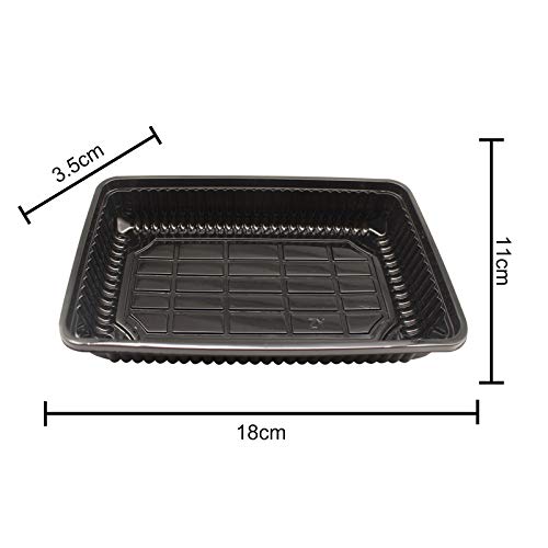 5/10 Pack of Durable Square Black Plastic Cultivation Growing Tray...