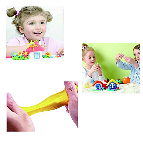 24 Colors Polymer Clay,Baken Soft Clay,Oven Baking Clay Kit with 5...