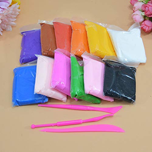 36 Colors Air Dry Clay,Magical Kids Clay, Ultra Light Modeling Cla...