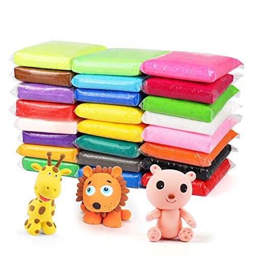36 Colors Air Dry Clay,Magical Kids Clay, Ultra Light Modeling Cla...