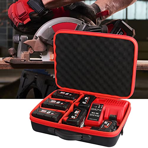 Xinriga Waterproof Battery Case for Milwaukee M12 M18 Lithium-Ion ...