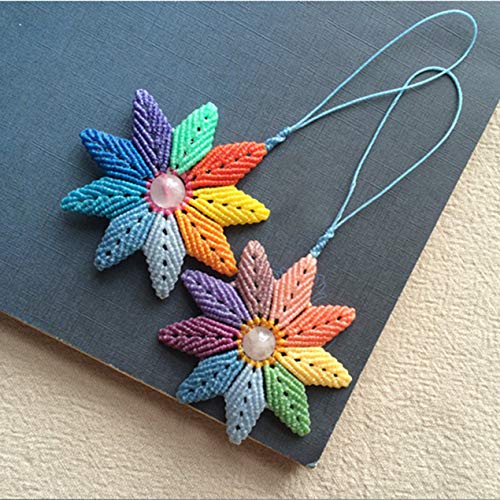 28 PCS 1mm Assorted Color Waxed Polyester Twine Cord Macrame Brace...