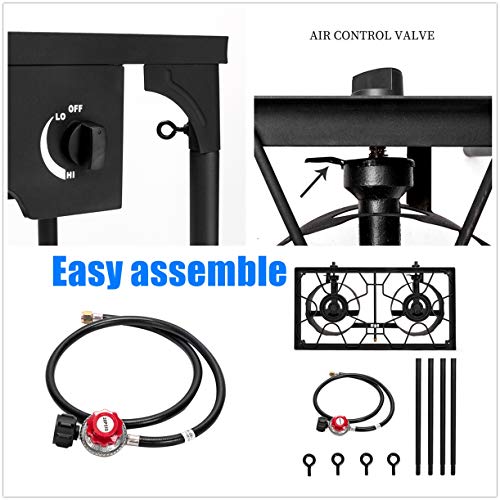 KOOPEEA Stronger & Safer Outdoor Stove, More Durable Propane Burne...