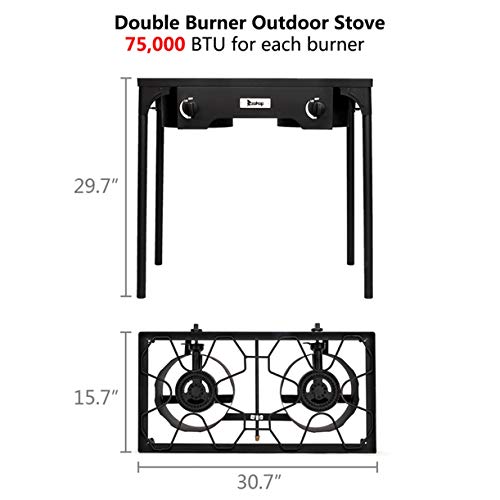 KOOPEEA Stronger & Safer Outdoor Stove, More Durable Propane Burne...