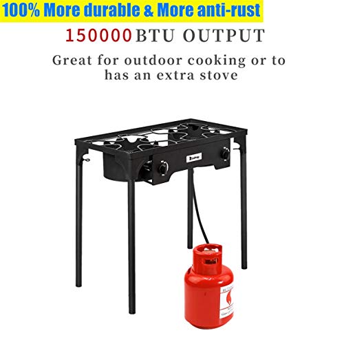 KOOPEEA Stronger & Safer Outdoor Stove, More Durable Propane Burne...