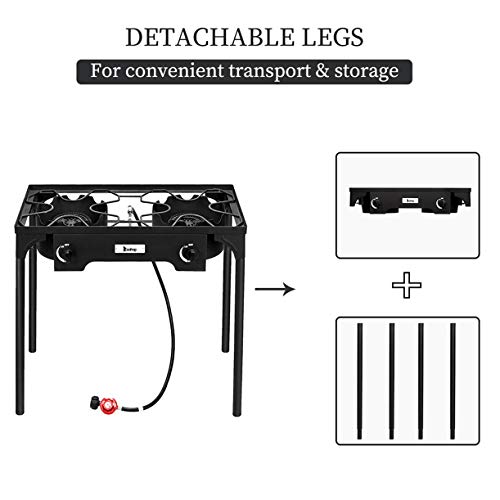 KOOPEEA Stronger & Safer Outdoor Stove, More Durable Propane Burne...