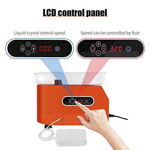 XKMT- 350W 110V Electric LCD Touch Screen Pottery Wheel Ceramic Ma...