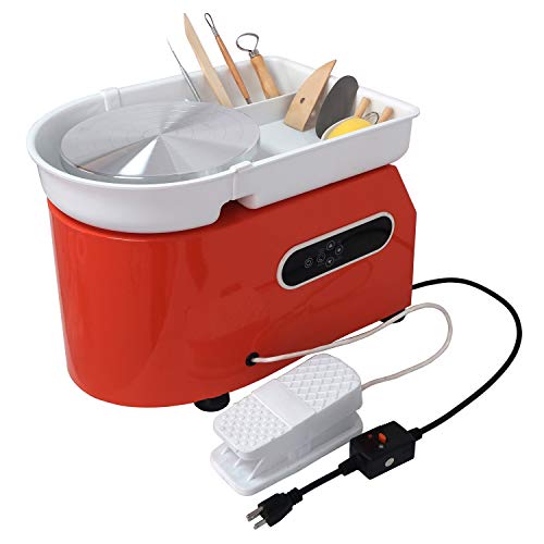 XKMT- 350W 110V Electric LCD Touch Screen Pottery Wheel Ceramic Ma...