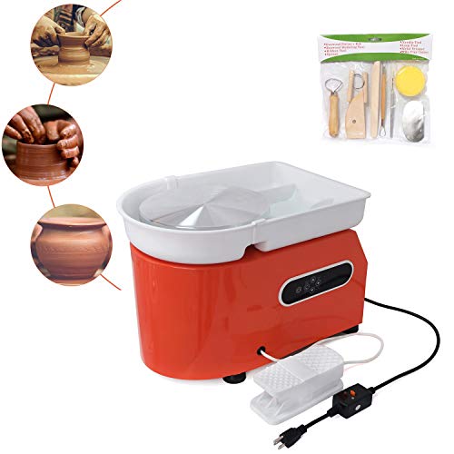 XKMT- 350W 110V Electric LCD Touch Screen Pottery Wheel Ceramic Ma...
