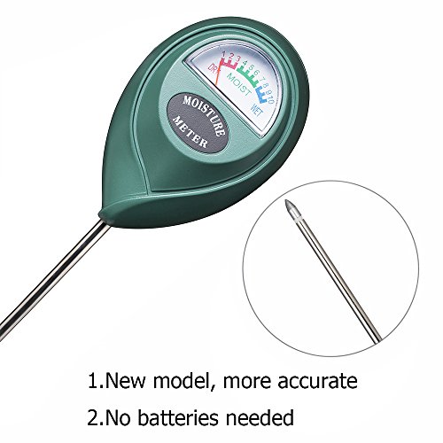 XLUX Soil Moisture Meter, Plant Water Monitor, Hygrometer Sensor f...