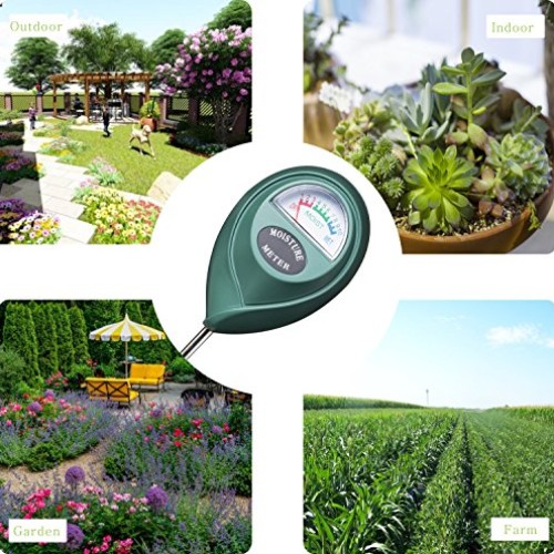 XLUX Soil Moisture Meter, Plant Water Monitor, Hygrometer Sensor f...
