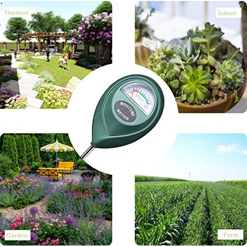 XLUX Soil Moisture Meter, Plant Water Monitor, Hygrometer Sensor f...