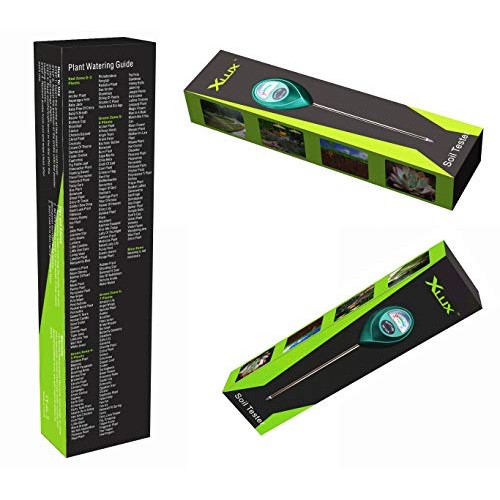 XLUX Soil Moisture Meter, Plant Water Monitor, Hygrometer Sensor f...