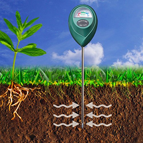 XLUX Soil Moisture Meter, Plant Water Monitor, Hygrometer Sensor f...
