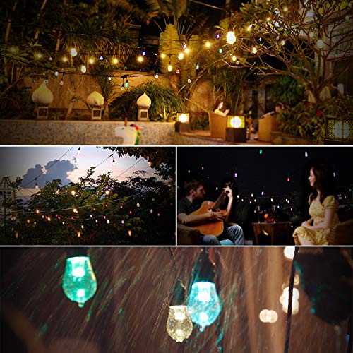 Outdoor String Lights – Patio Lights Outdoor RGB & White Color LED...
