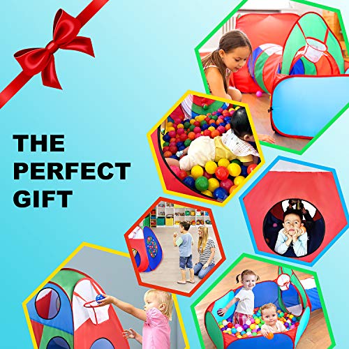 Kids Play Tents 5pcs Kids Play Tunnels Toy Tents Pop Up Tents kids...