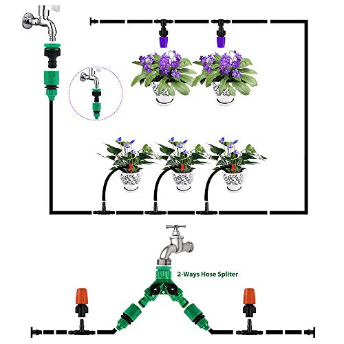 Xoolover Irrigation Kit 149PCS Micro Watering Systems Plants Drip ...