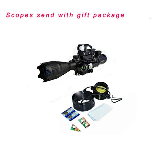Hunting Rifle Scope Combo C4-16x50EG Dual Illuminated with Green L...