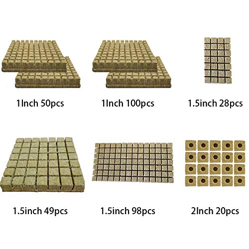 Grow Cubes, Rockwool Grow Cubes Starter Sheets, Rock Wool Starter ...