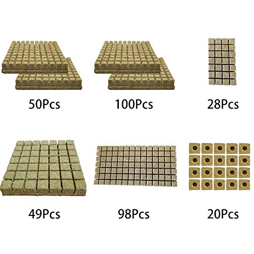 Grow Cubes, Rockwool Grow Cubes Starter Sheets, Rock Wool Starter ...