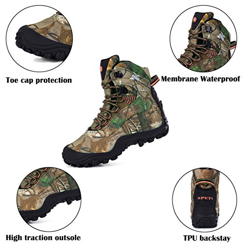 XPETI Womens Thermator Waterproof Mid High-Top Hiking Hunting All...